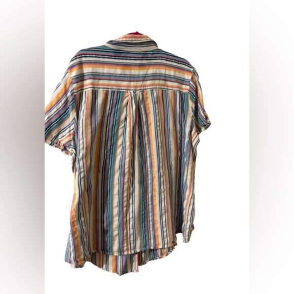 Roaman's Multicolor Striped Blouse 22W like new! - Picture 4 of 4